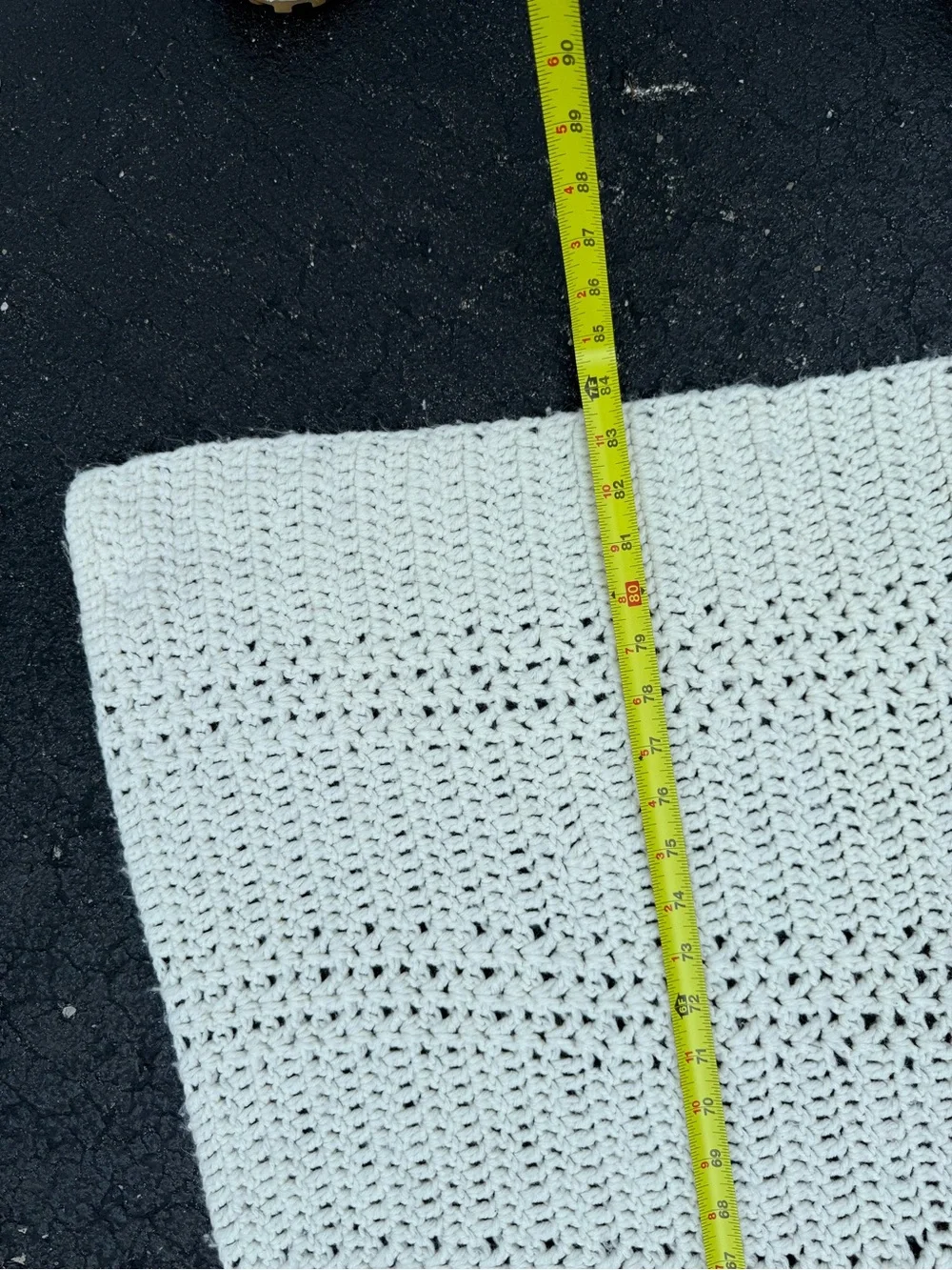 Handmade Light Mint Crochet Throw Blanket - Home Accents